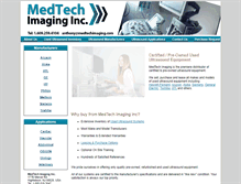 Tablet Screenshot of medtechimaging.com